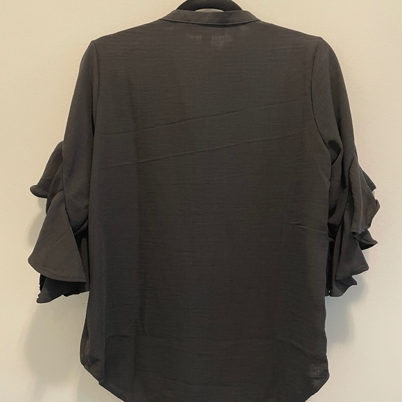 Women's Philosophy Republic Clothing Ruffle Sleeve Blouse sz S - Picture 3 of 5
